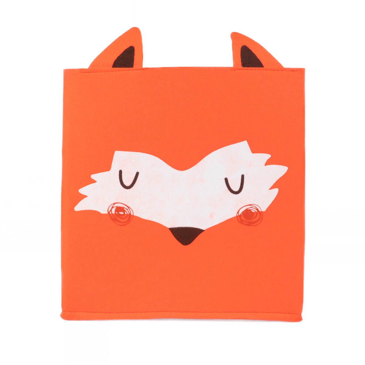 Pojemnik na zabawki składany FOREST FRIENDS, z uszkami, filcowy