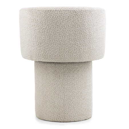 Fotel obrotowy, bouclé, kremowy Haco