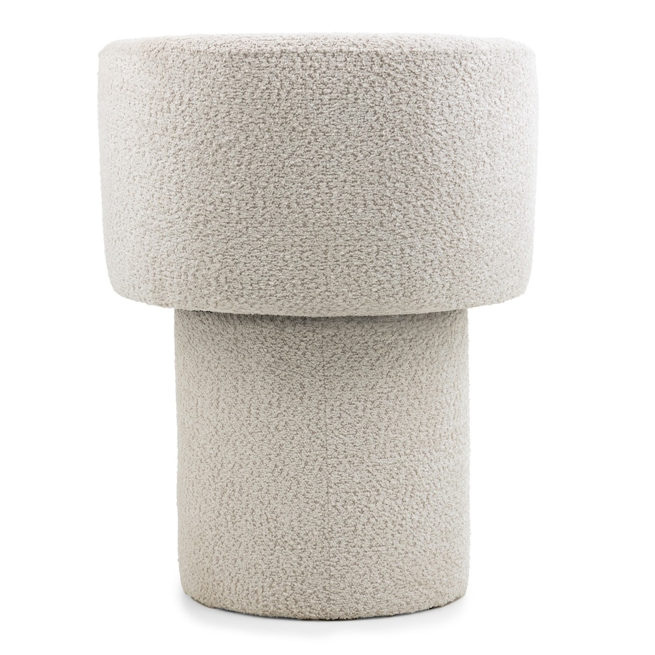 Fotel obrotowy, bouclé, kremowy Haco