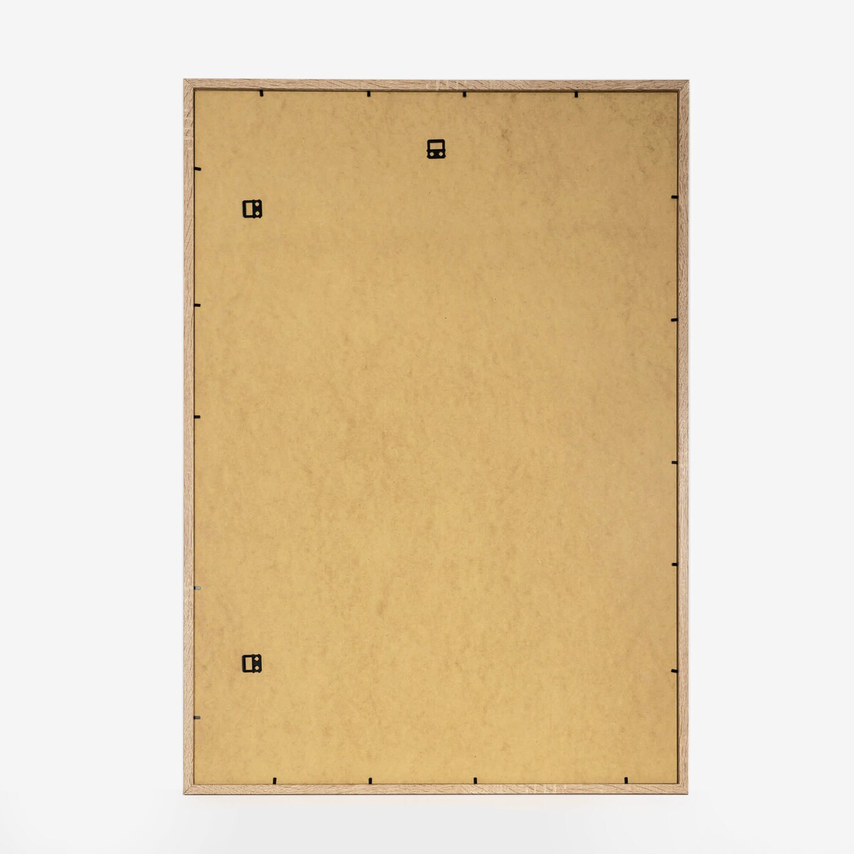 Ramka na zdjęcia 70x100 cm dębowa rama MDF z plexi do powieszenia pion poziom klasyczna prostokątna ramka FRAMAI®