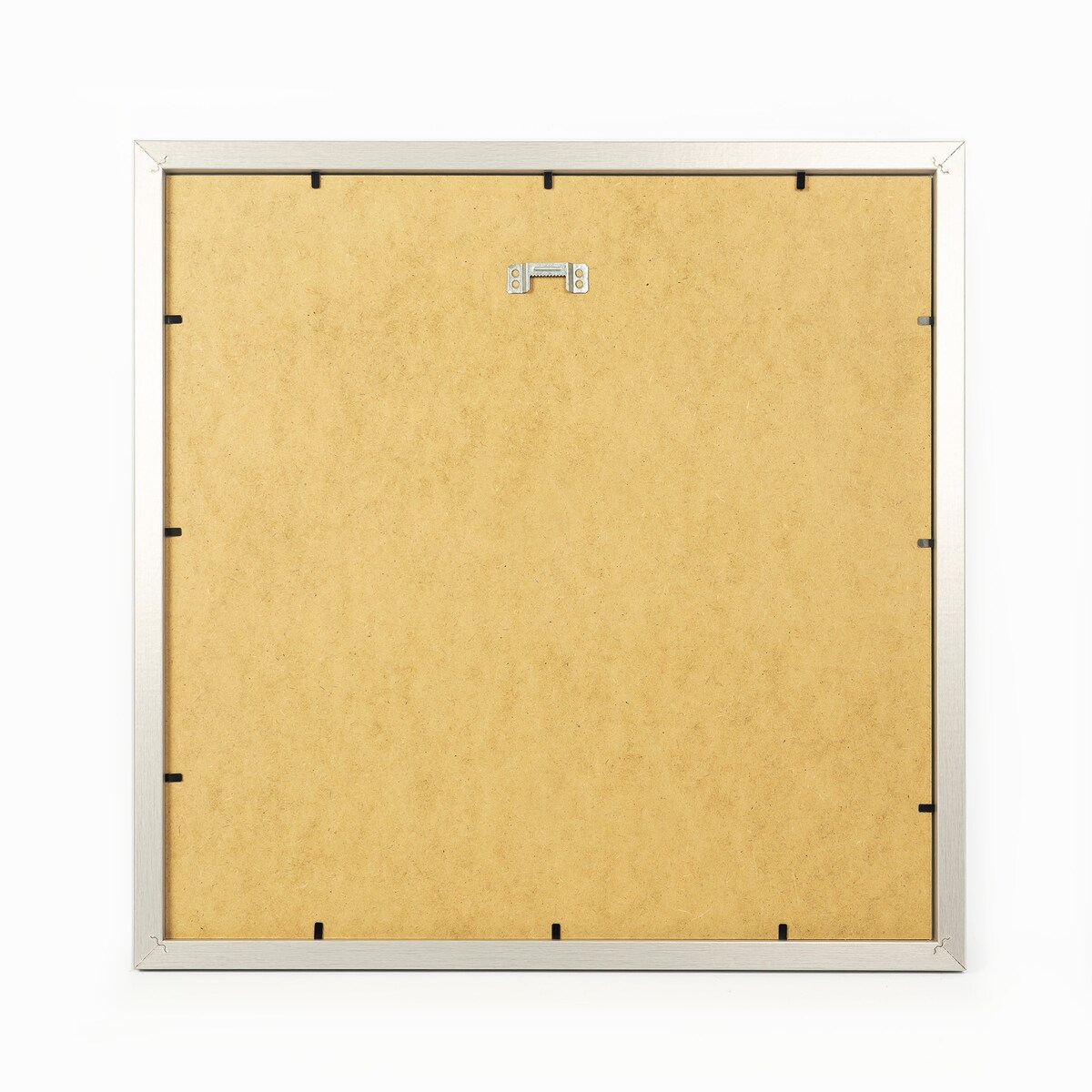 Ramka na zdjęcia 30x30 cm srebrna rama MDF z plexi do powieszenia pion poziom klasyczna kwadratowa ramka FRAMAI®