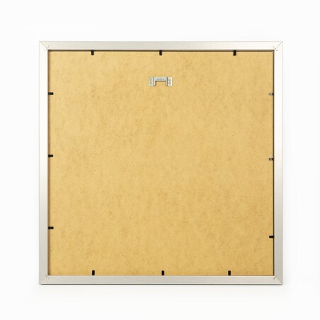 Ramka na zdjęcia 30x30 cm srebrna rama MDF z plexi do powieszenia pion poziom klasyczna kwadratowa ramka FRAMAI®
