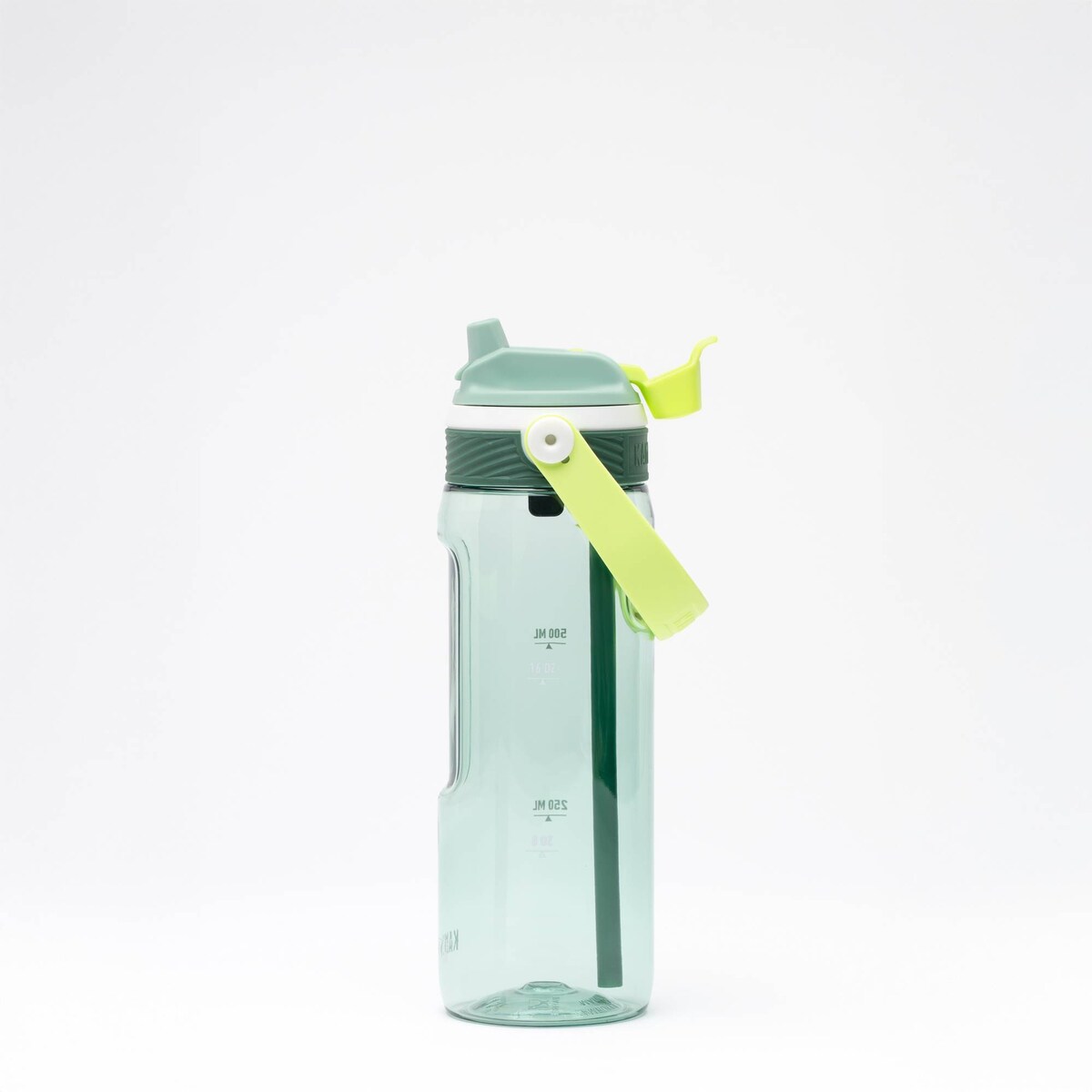 Butelka ze słomką z tritanu bidon sportowy na wodę Dupla 750ml - Pine Forest