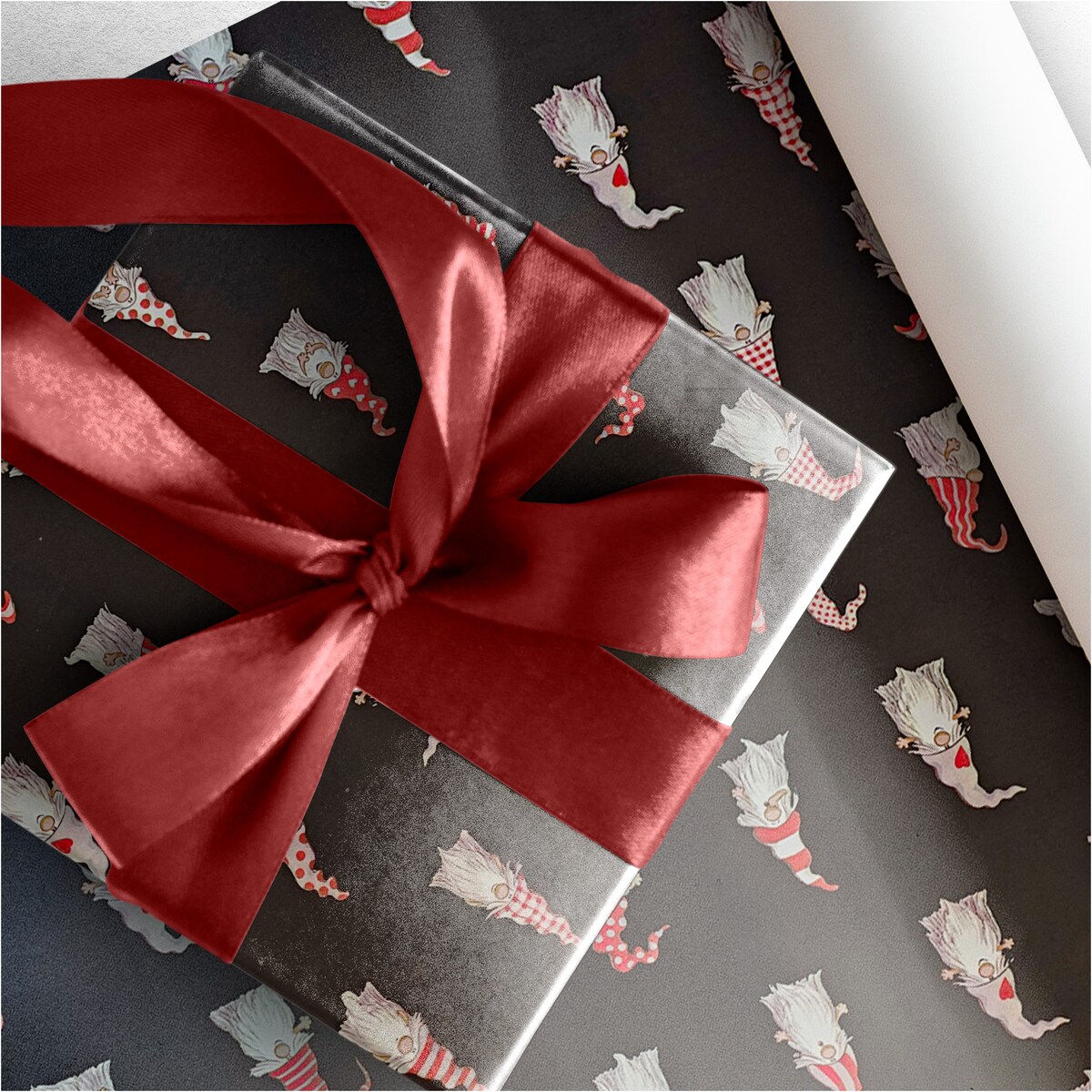 Papier do pakowania prezentów 25 METRÓW MEGAROLKA Świąteczny Do Paczek Ozdobny