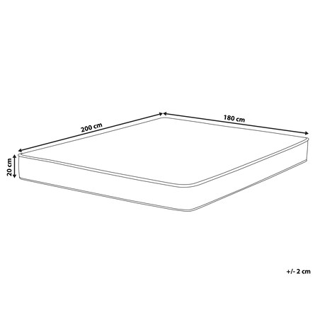 Pokrowiec na materac do łóżka wodnego PURE 180 x 200 cm