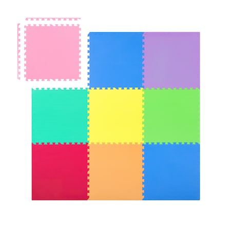 Mata piankowa duże puzzle piankowe miękka 9szt Ricokids