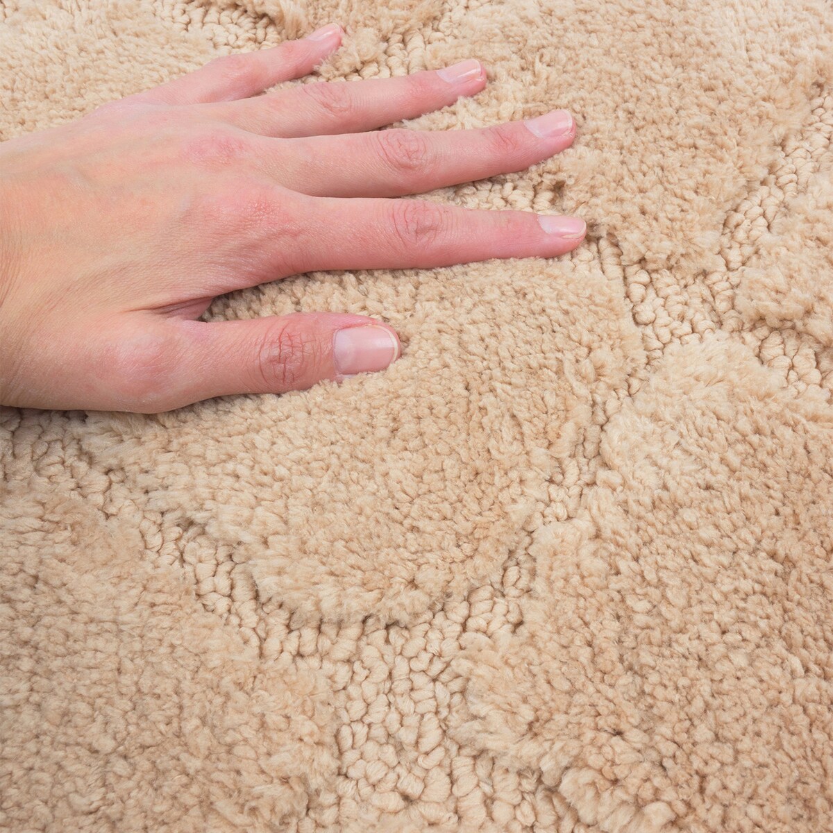 Zestaw 2szt Dywanik łazienkowy Soft 40x60 cm antypoślizgowy beżowy