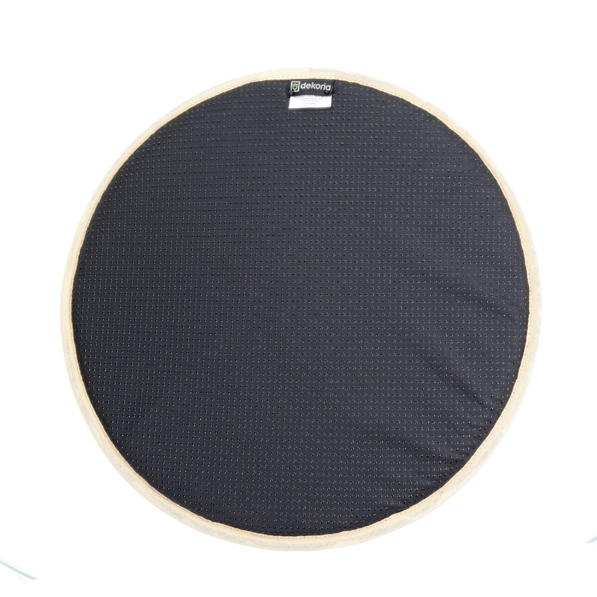 Siedzisko na krzesło Dot beige, śr. 34 x 2cm