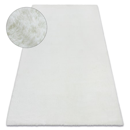 Dywan BUNNY biały IMITACJA FUTRA KRÓLIKA 140x190 cm