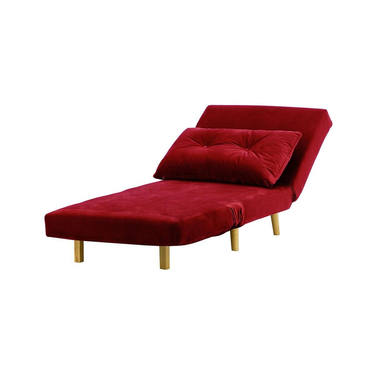 Fotel rozkładany Flic 77 cm-Velluto 7-like oak