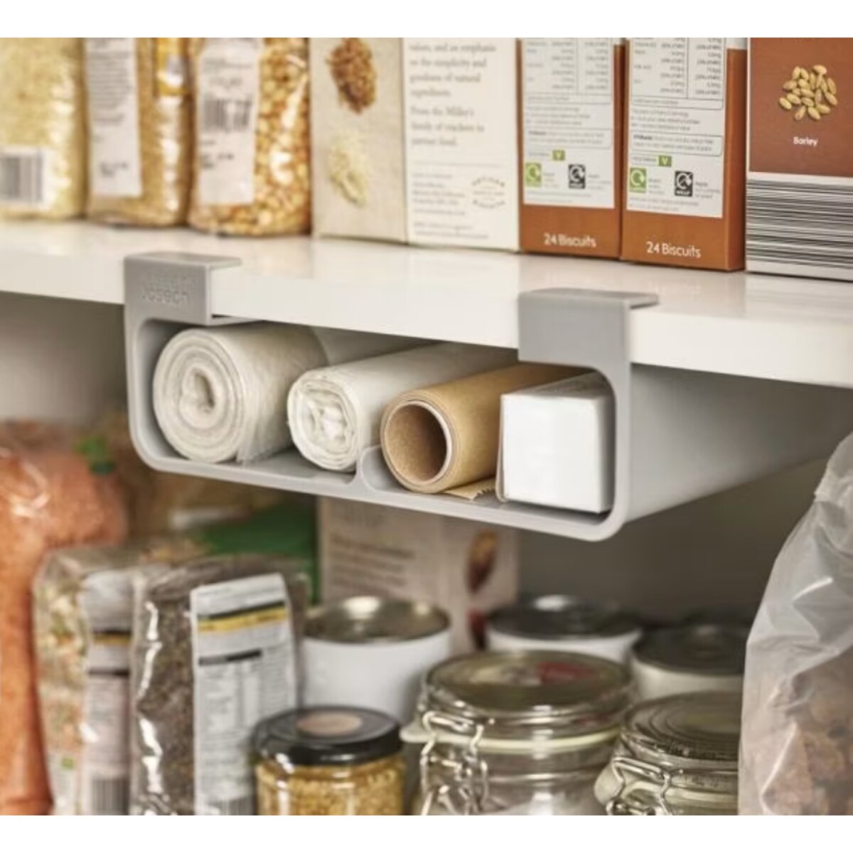 Organizer na folie i torby spożywcze CupboardStore, 9 x 26.3 x 22 x 2.1 cm, Joseph Joseph