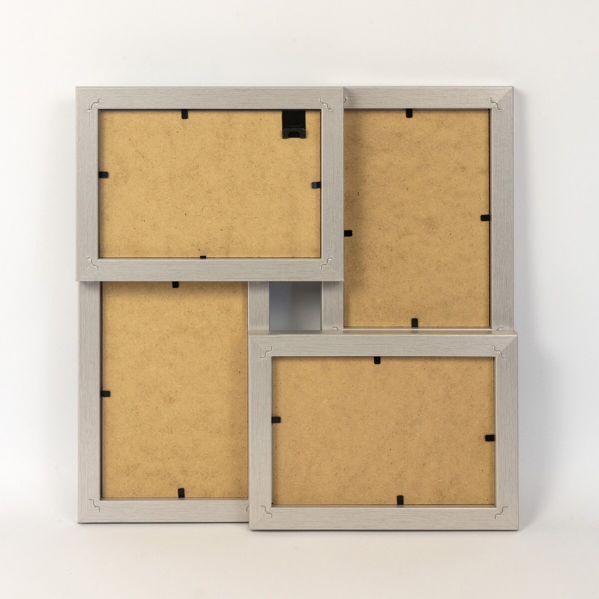 Multirama ramka na zdjęcia. Srebrna multirama na cztery zdjęcia 10x15 cm Ramka na zdjęcia 4 w 1 MULTI HEN S FRAMAI