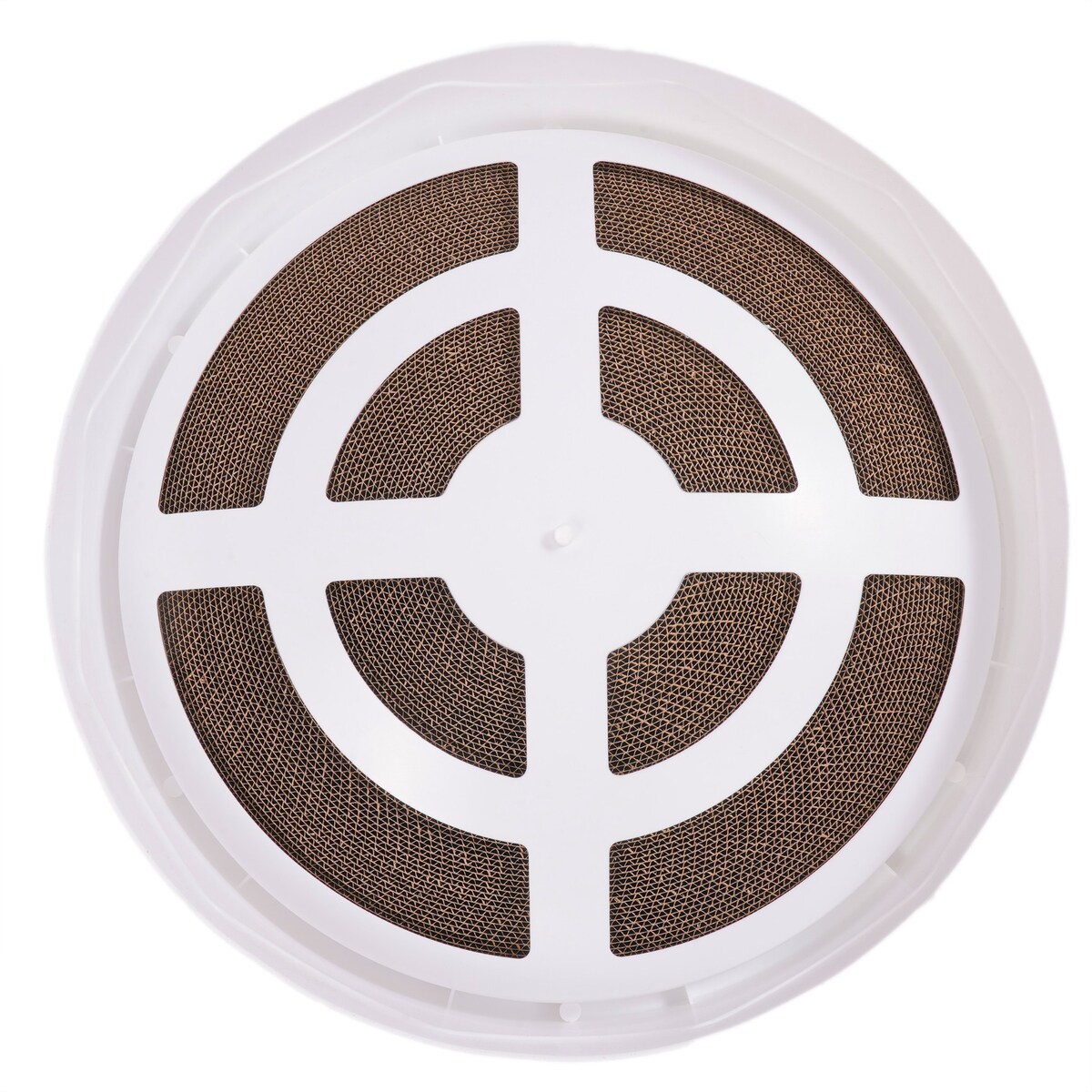 Drapak Dla Kota Z Tekturki Duży Do Drapania Zabawka Kot  Leżący Okrągły