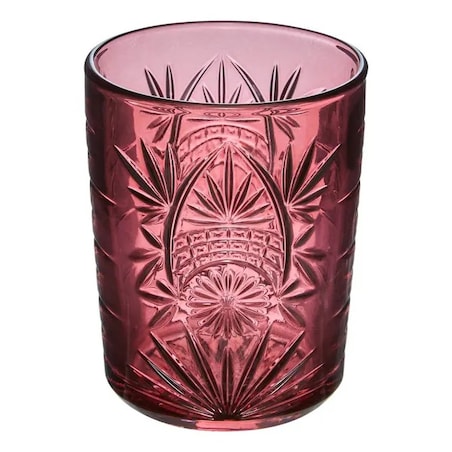 Komplet 4 szklanek, 350 ml, Ayla, odcienie różu