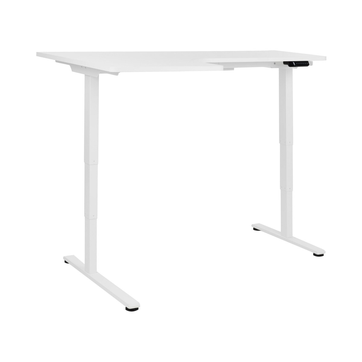 Biurko regulowane Elektryczny Lewostronny Biały DESTINES