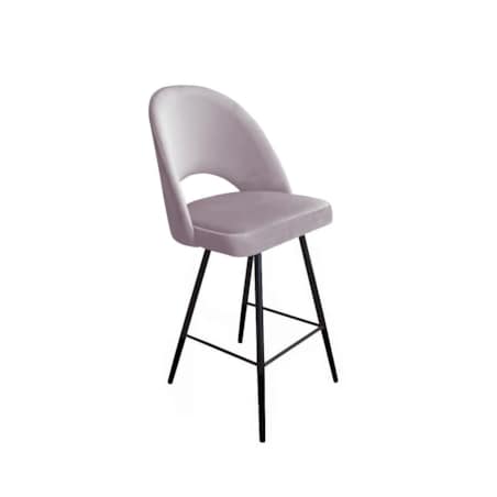 Hoker niski ISKAR VELVET jasno różowy