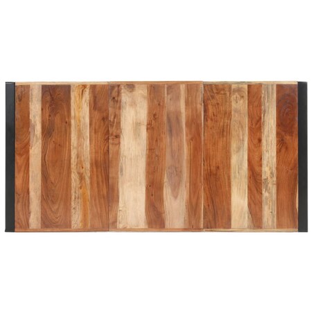 vidaXL Stół do jadalni, 160x80x75 cm, lite drewno