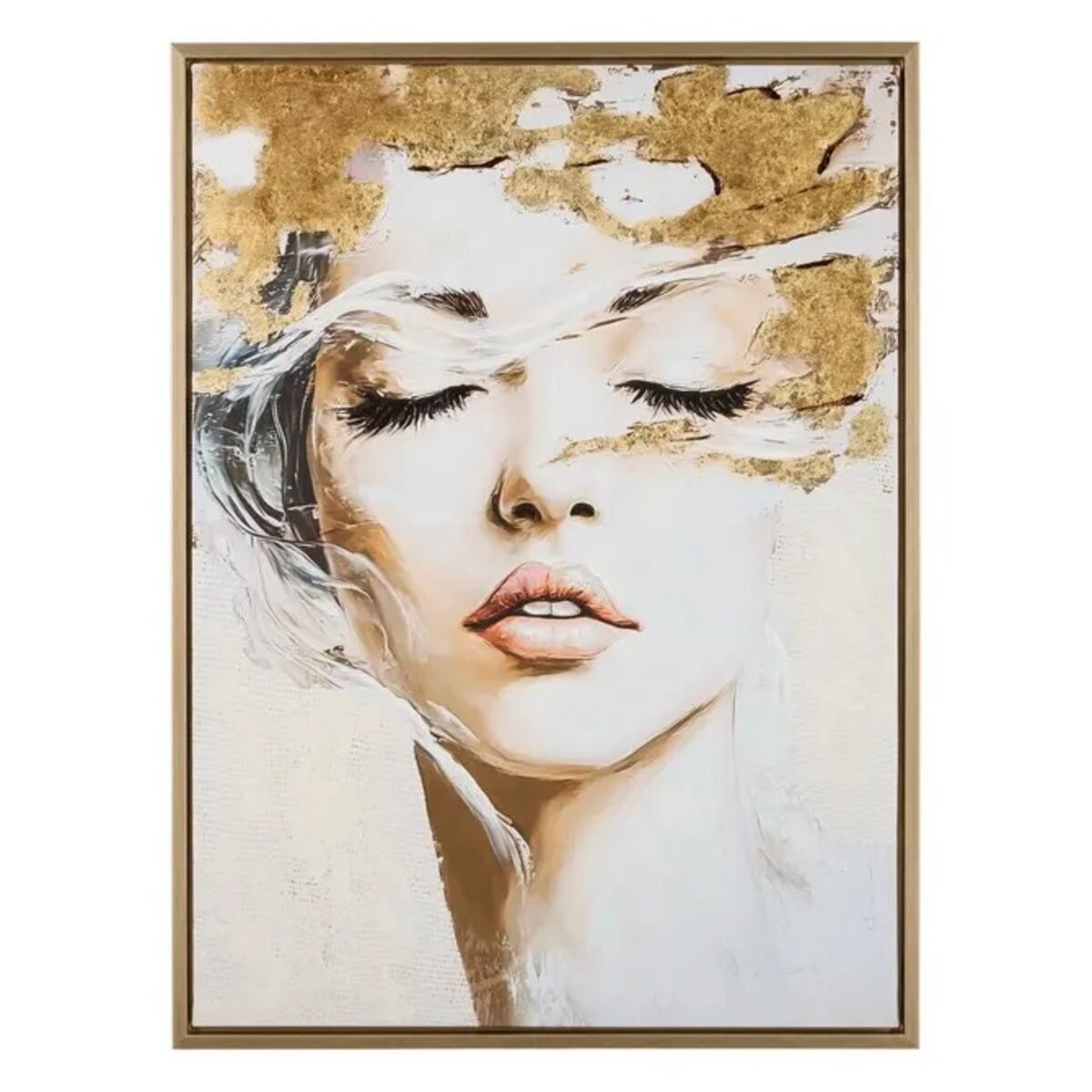 Obraz w ramie typu canvas, 58x78 cm, Cleo