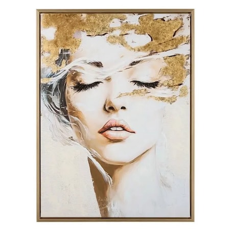 Obraz w ramie typu canvas, 58x78 cm, Cleo