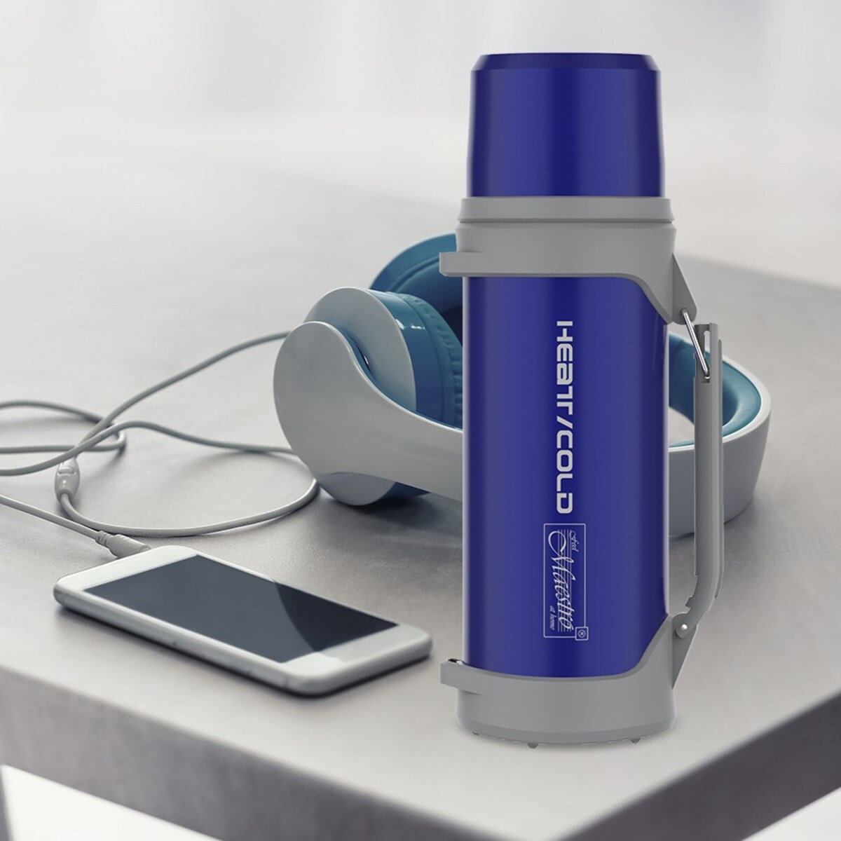 Termos na herbatę do kawy 1.5L niebieski MAESTRO MR-1631-150-BLUE