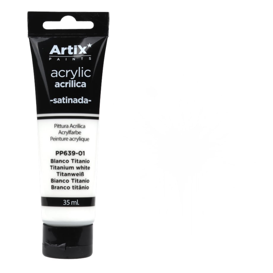 farba akrylowa titanum white artix pp639-01, 35ml
