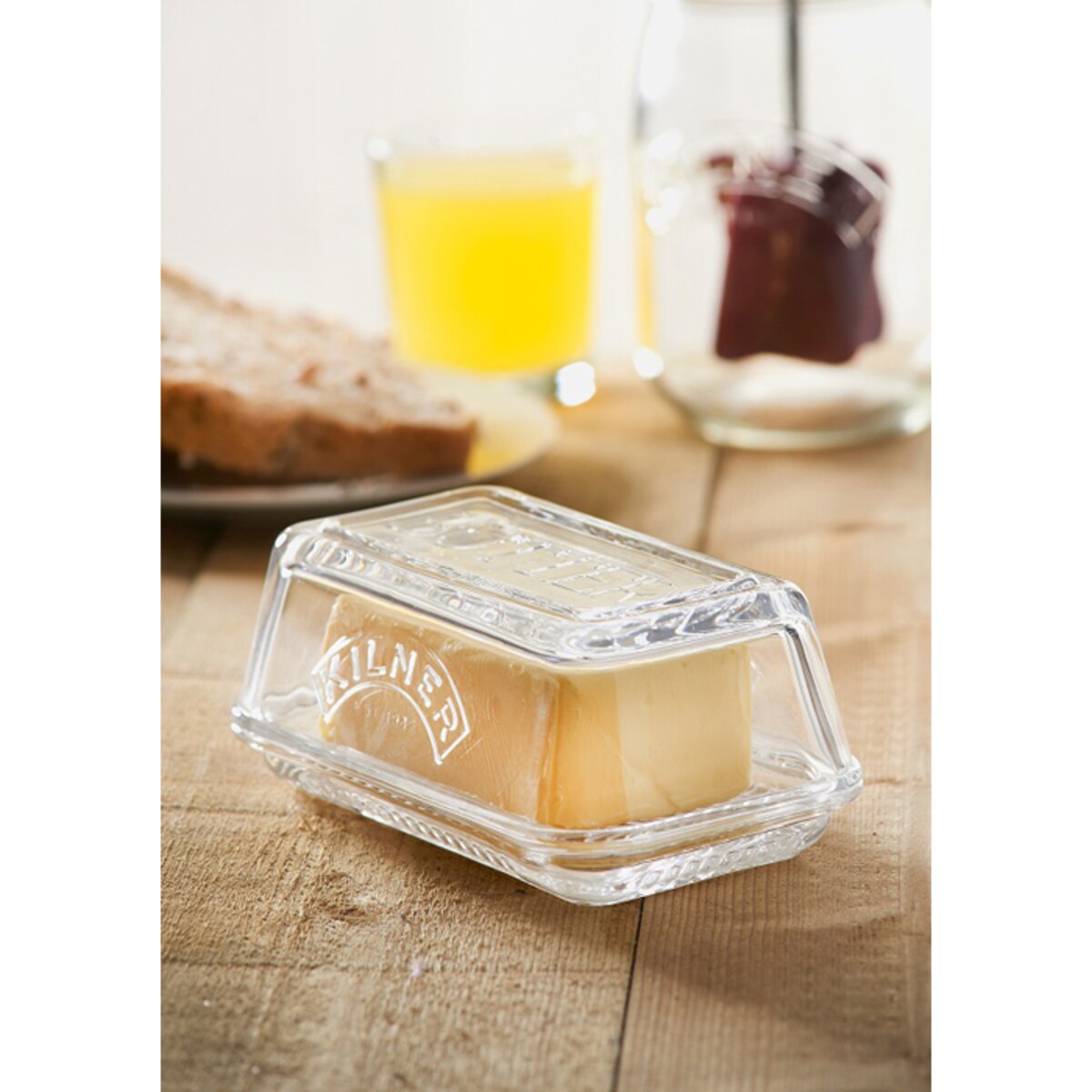 Maselniczka szklana, 7 x 16 x 10 cm, Kilner