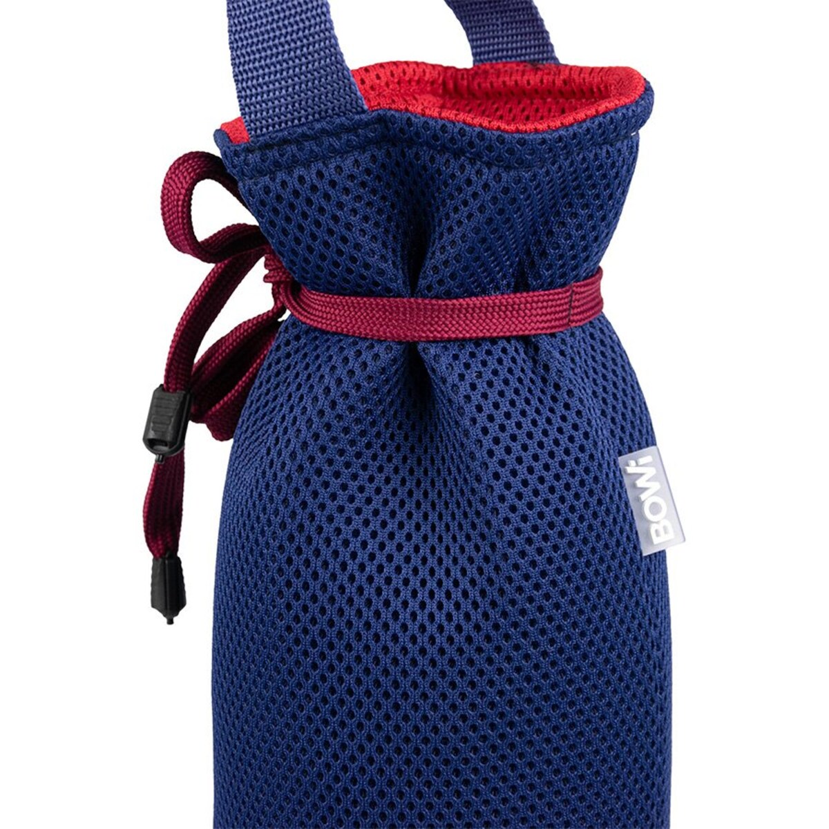 Etui podróżne, opakowanie na butelki niebiesko-czerwone