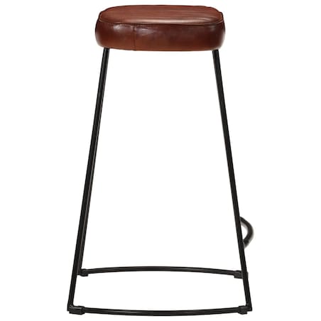 vidaXL Stołki barowe, 2 szt., ciemnobrązowe, 41x29x62 cm