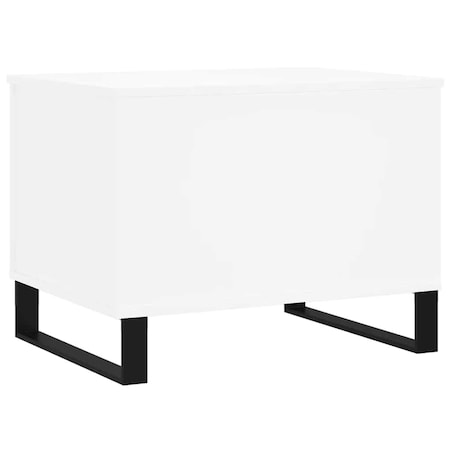 vidaXL Stolik kawowy, biały 60x44,5x45 cm, materiał drewnopochodny
