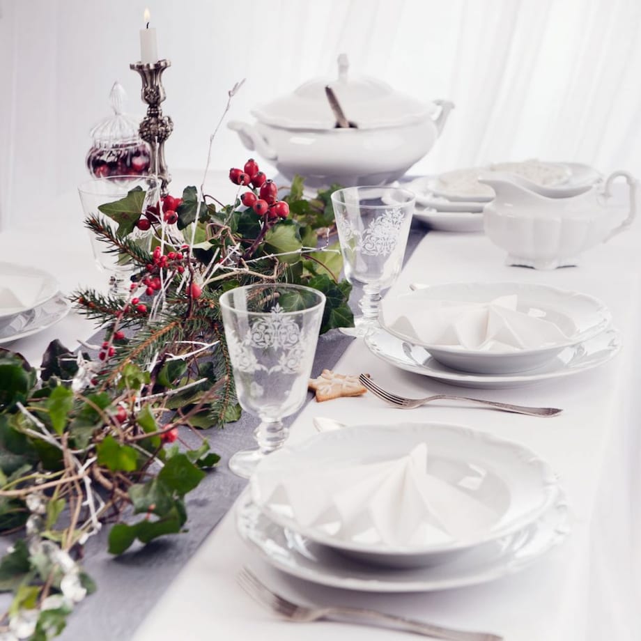 Serwis obiadowy dla 12 osób 44 el. Maria Teresa Biała C000