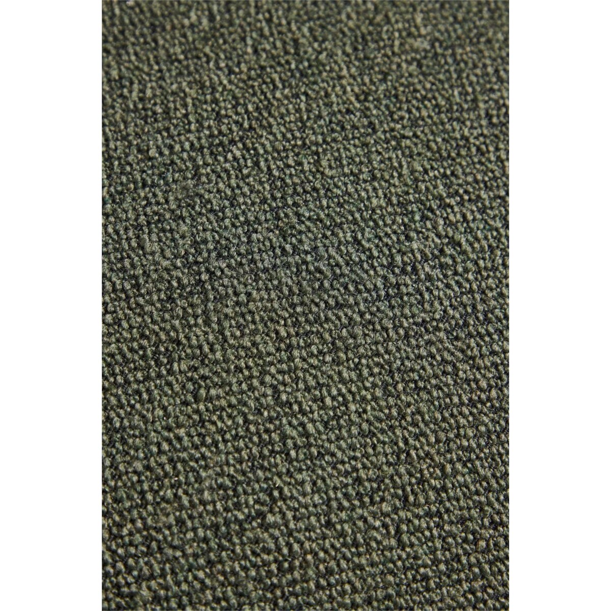 Obrotowe krzesło do jadalni, bouclé ciemnozielone Flavian