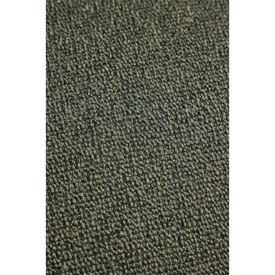 Obrotowe krzesło do jadalni, bouclé ciemnozielone Flavian