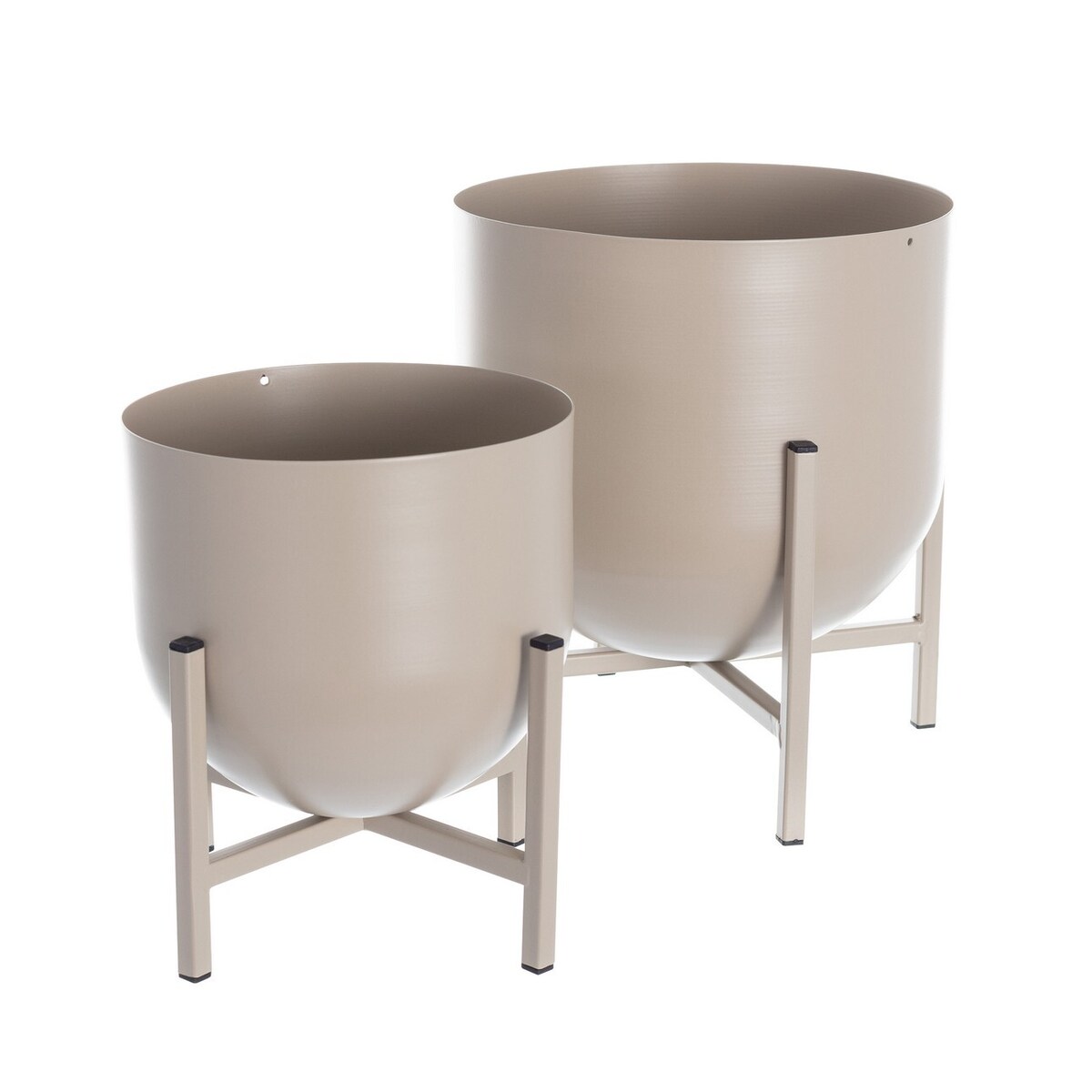 SWEN BEIGE Komplet 2 osłonek 24xh26cm/18.5xh21cm