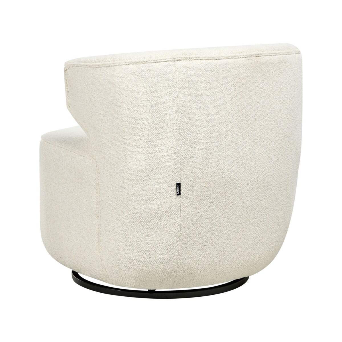 Fotel obrotowy MOLLEBY Boucle Złamana biel