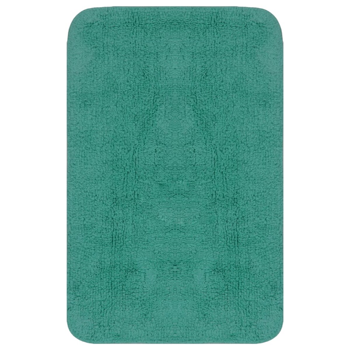 vidaXL 2-częściowy zestaw mat łazienkowych, tkanina, turkus