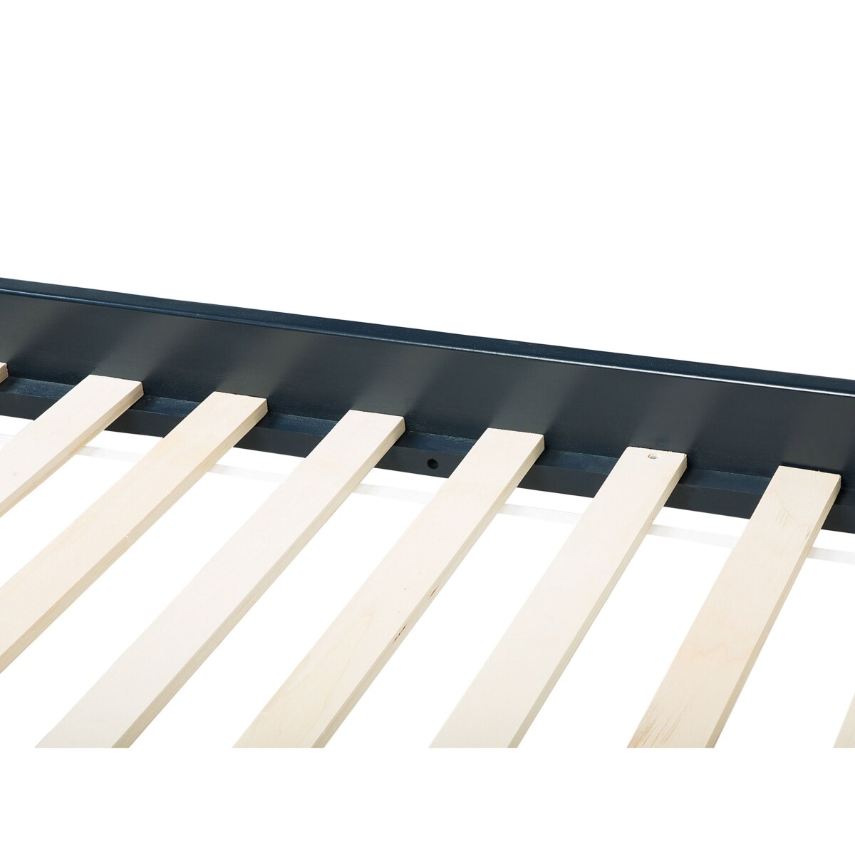 Łóżko drewniane 160 x 200 cm niebieskie OLIVET