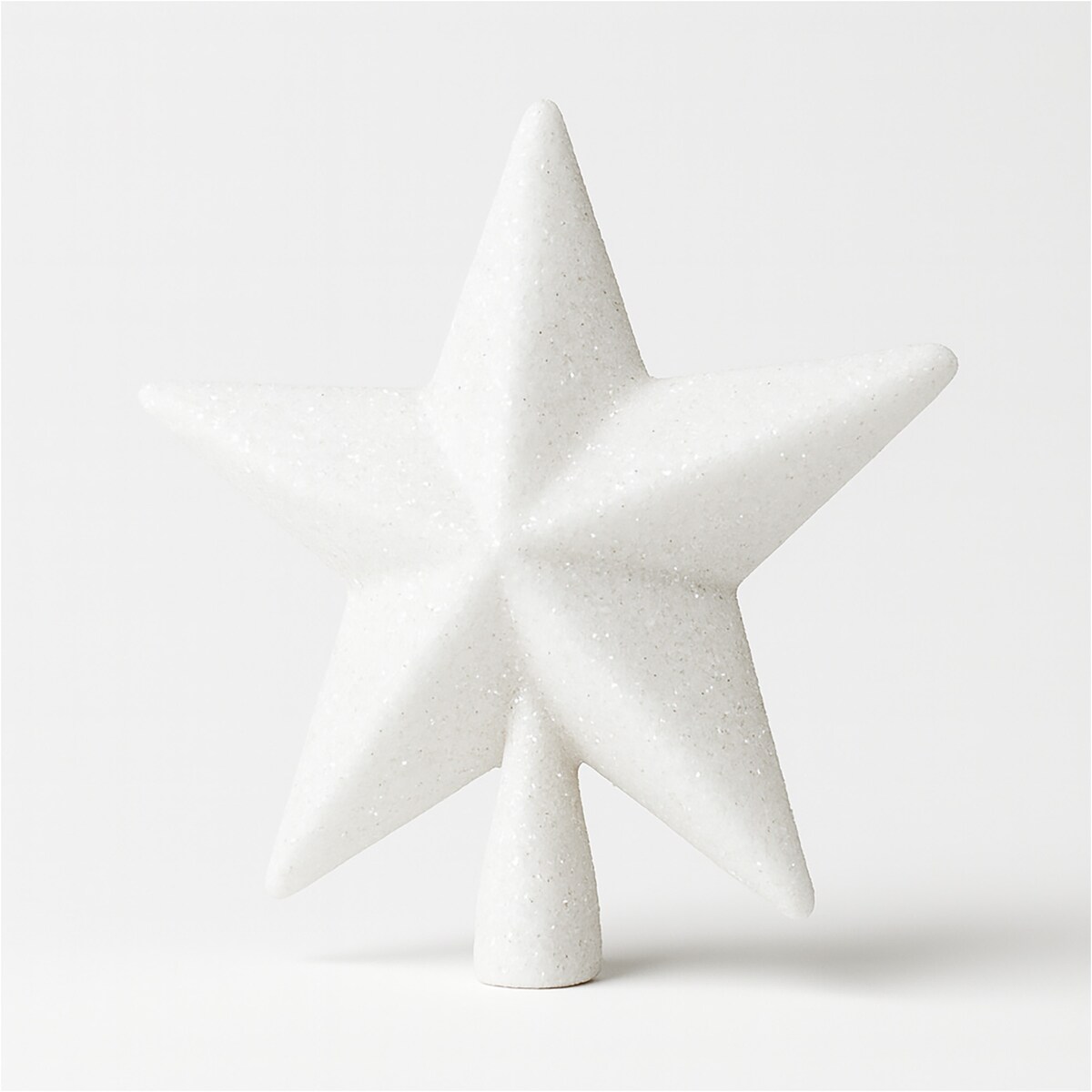 Gwiazda Na Czubek Choinki Brokatowa Na Choinkę Szpic Dekoracja Świąteczna