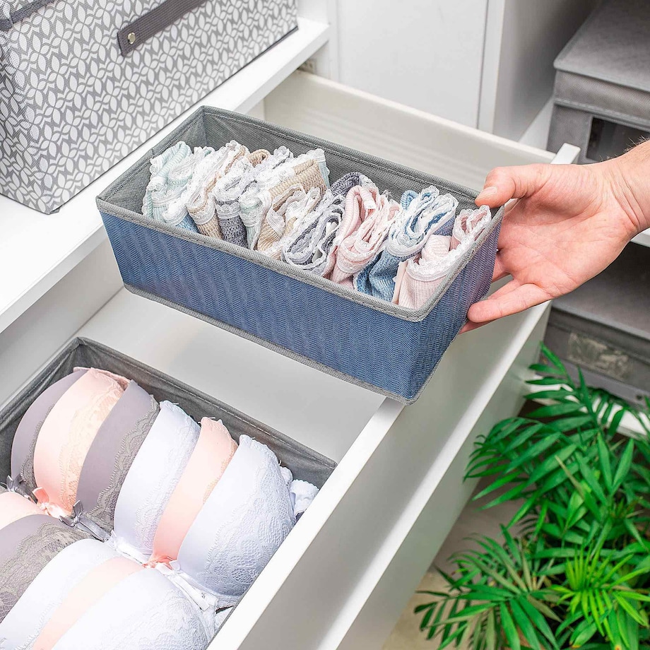 Organizer Do Szuflady Na Bieliznę Skarpetki 6 El.