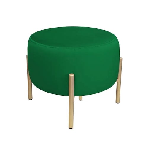 Pufa WILFRED MG VELVET zielona/złota