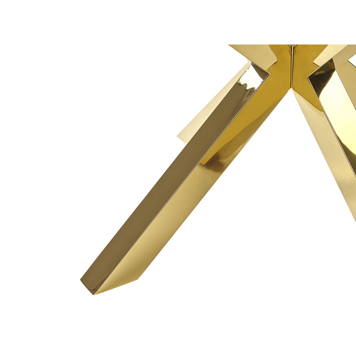 Stolik kawowy Szkło hartowane Złoty STARLIGHT