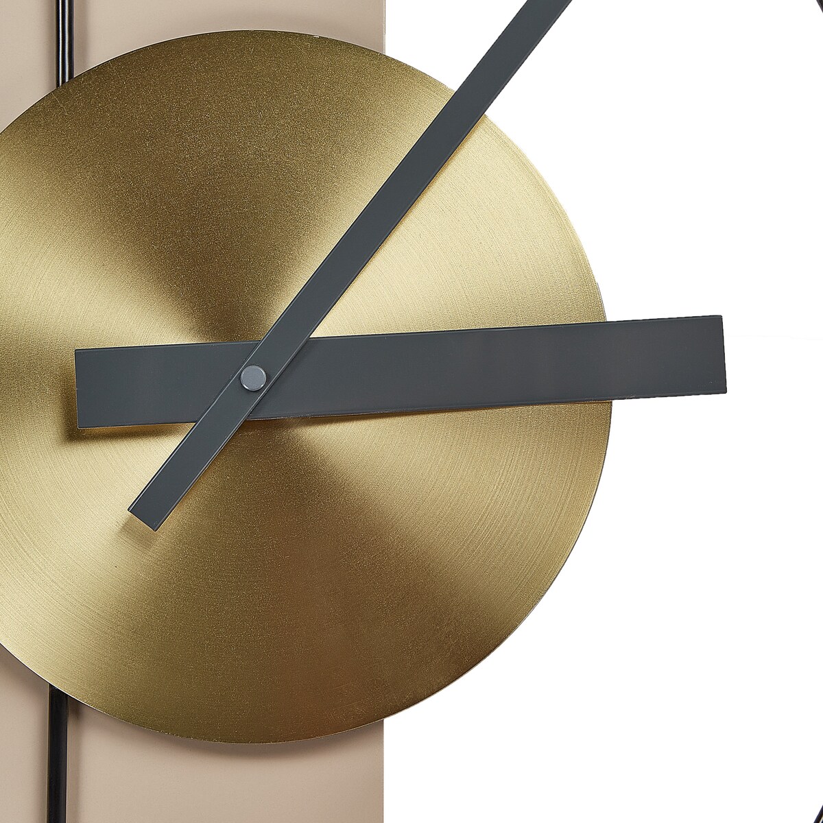 Zegar ścienny CEVINS 31 cm Metal Beżowy