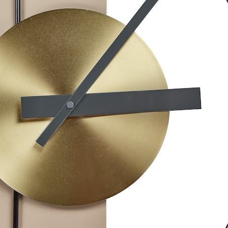 Zegar ścienny CEVINS 31 cm Metal Beżowy