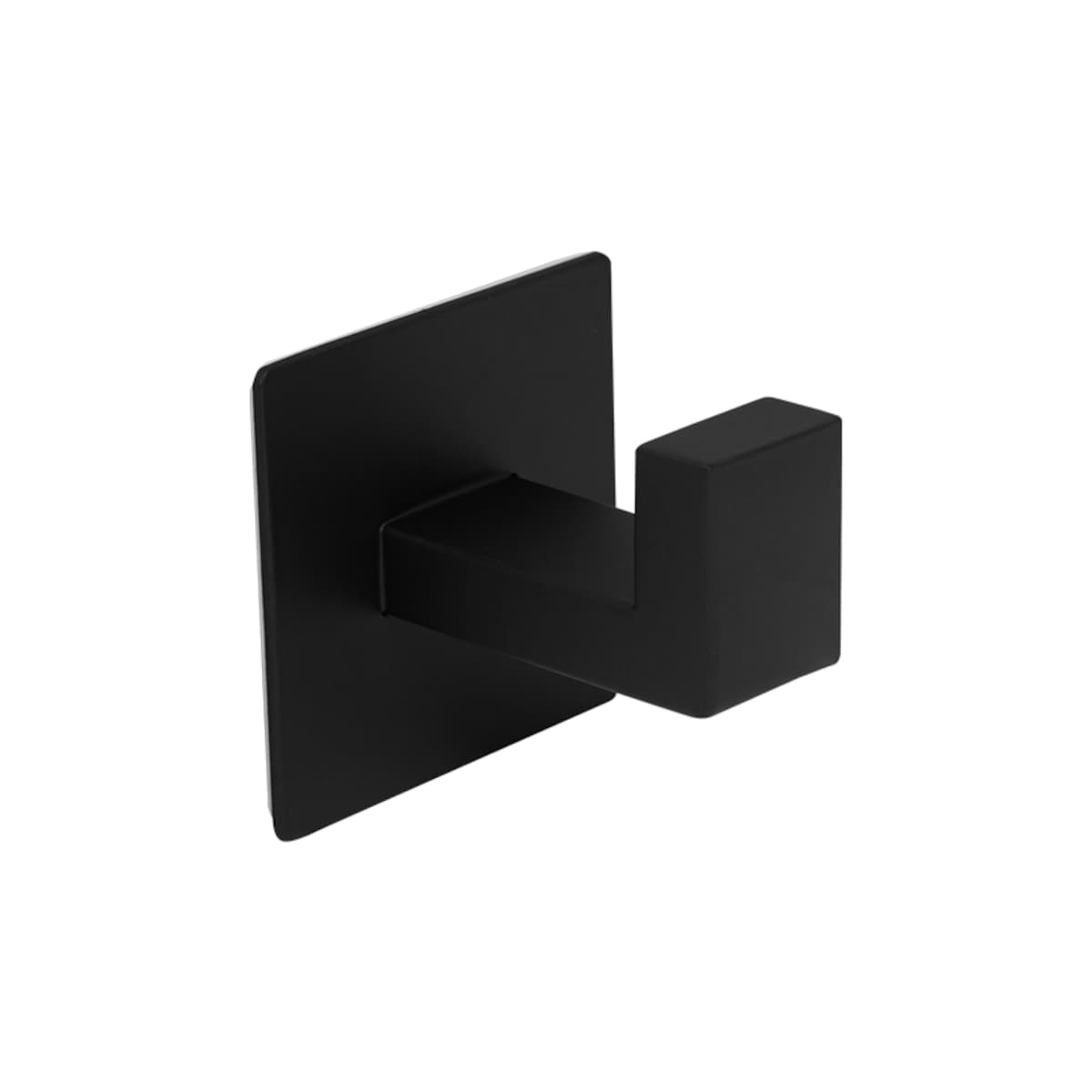 Wieszaki ścienne samoprzylepne czarne zestaw 4 szt. komplet