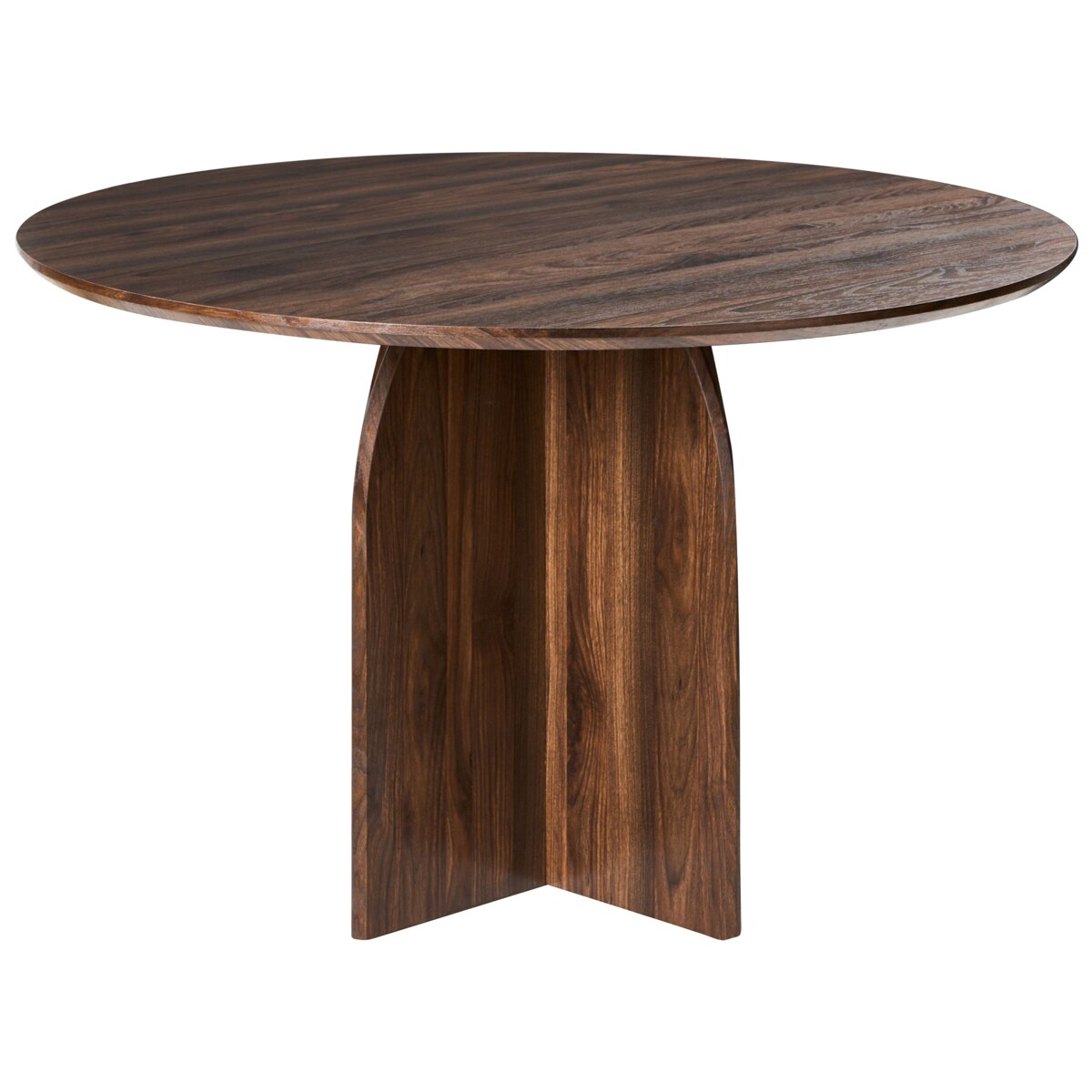 Stół do jadalni YARRA Ciemnobrązowy 120 cm