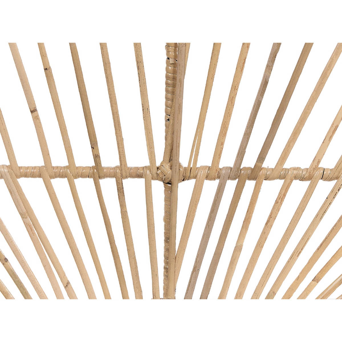 Stolik kawowy ogrodowy CESENATICO 67 cm 67 cm Rattan Naturalny