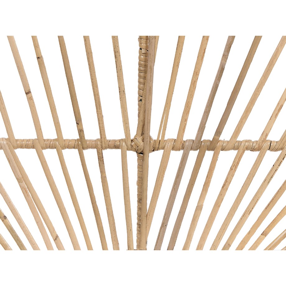 Stolik kawowy ogrodowy CESENATICO 67 cm 67 cm Rattan Naturalny