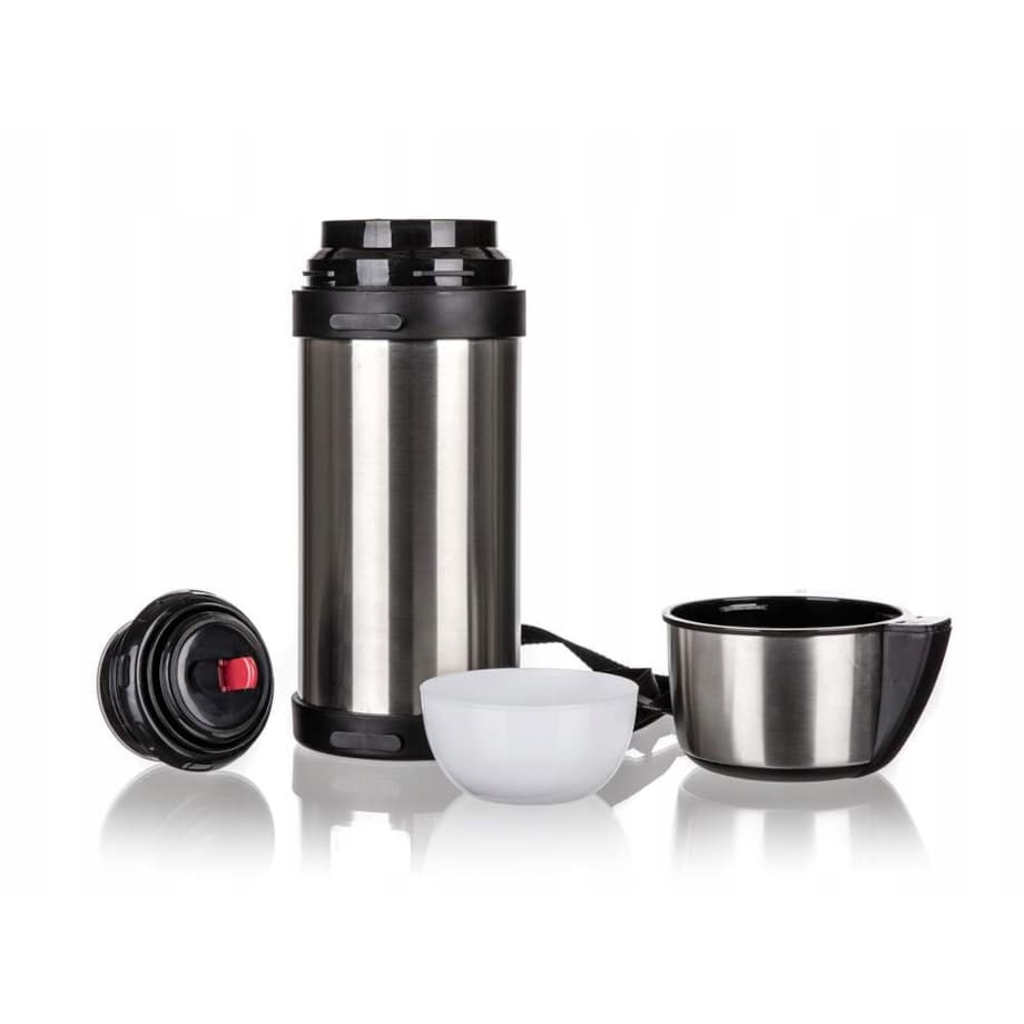 TERMOS PODRÓŻNY NA NAPOJE 1,5L z kubkiem turystyczny na wycieczkę piknik