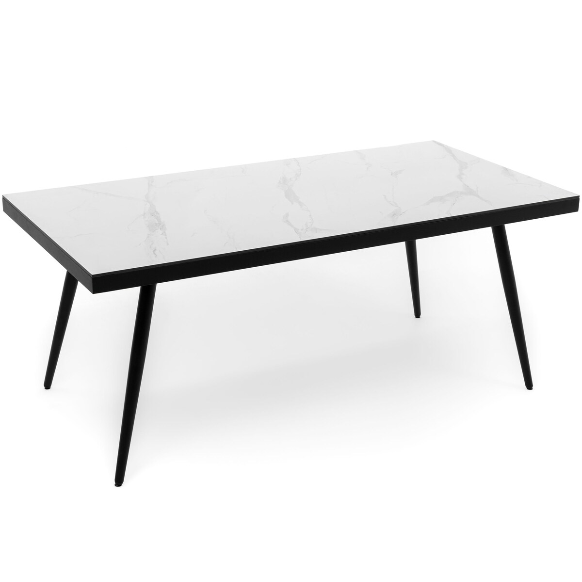 Zestaw mebli ogrodowych aluminiowe nowoczesne BELIZE biało szare