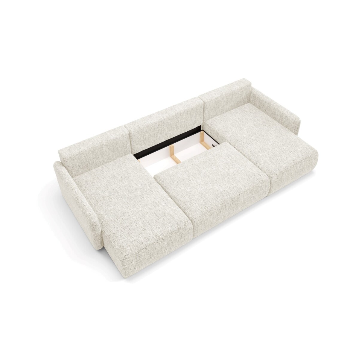 Narożnik LIVELLO U z funkcją spania Kolor: IMO 05