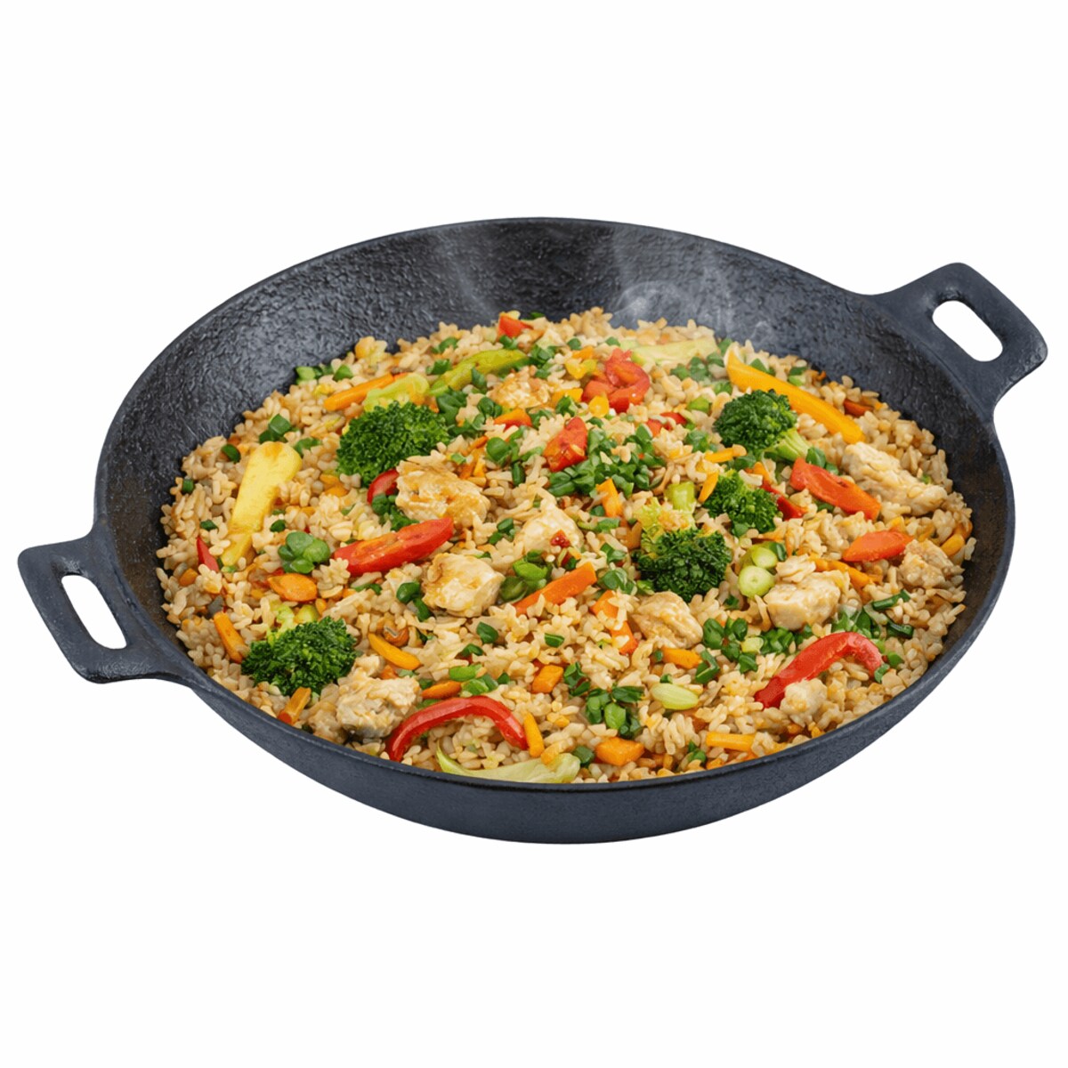 Patelnia głęboka wok żeliwny 30cm KAMILLE